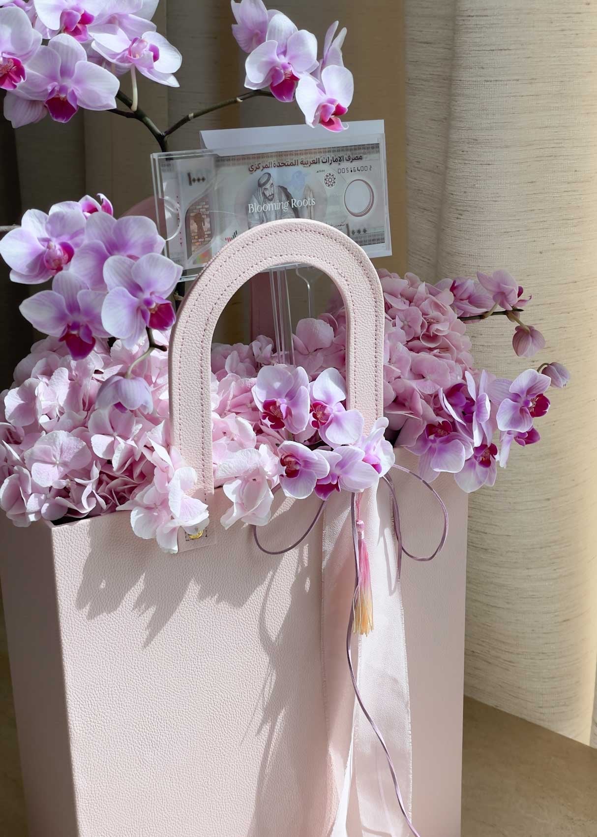 Blush Orchid Leather Bag