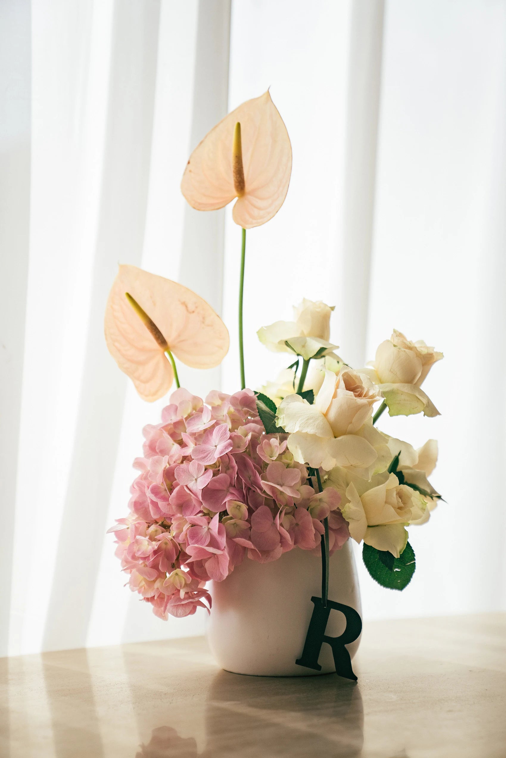 Mother's Day - I Heart You Mom - Flowers Vase