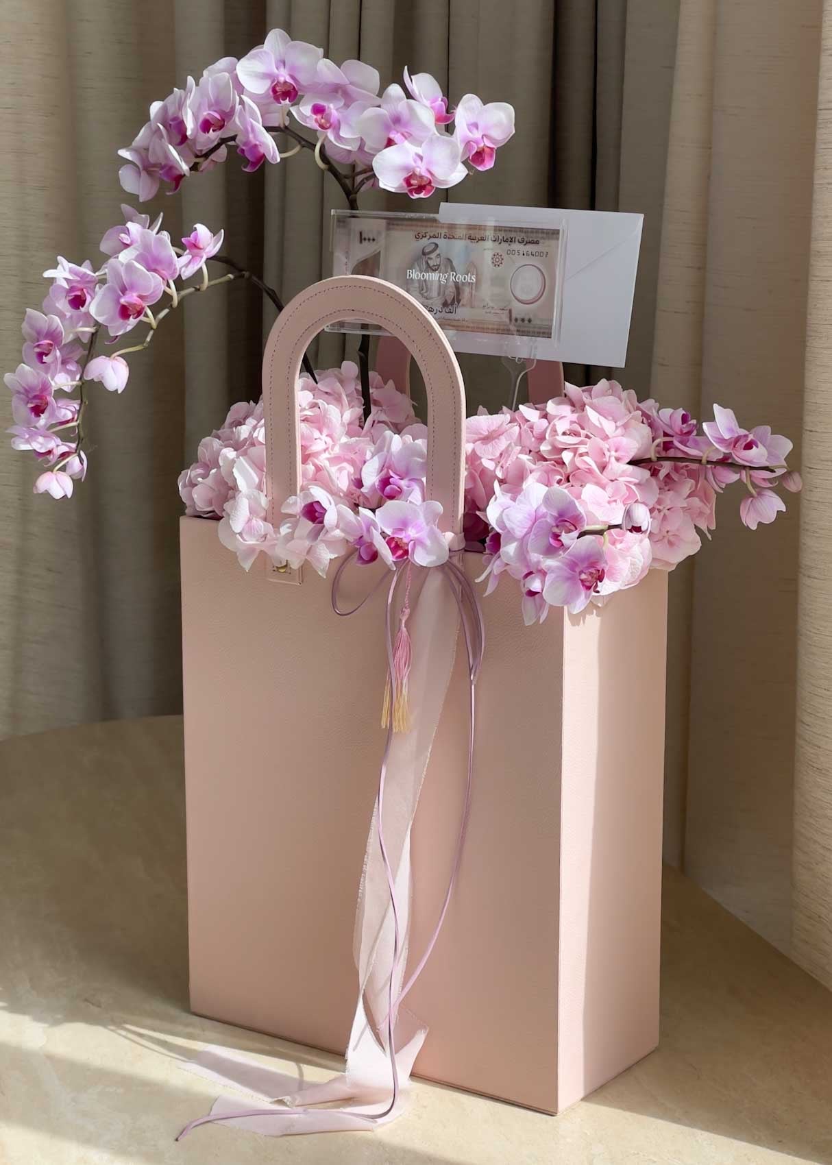 Blush Orchid Leather Bag