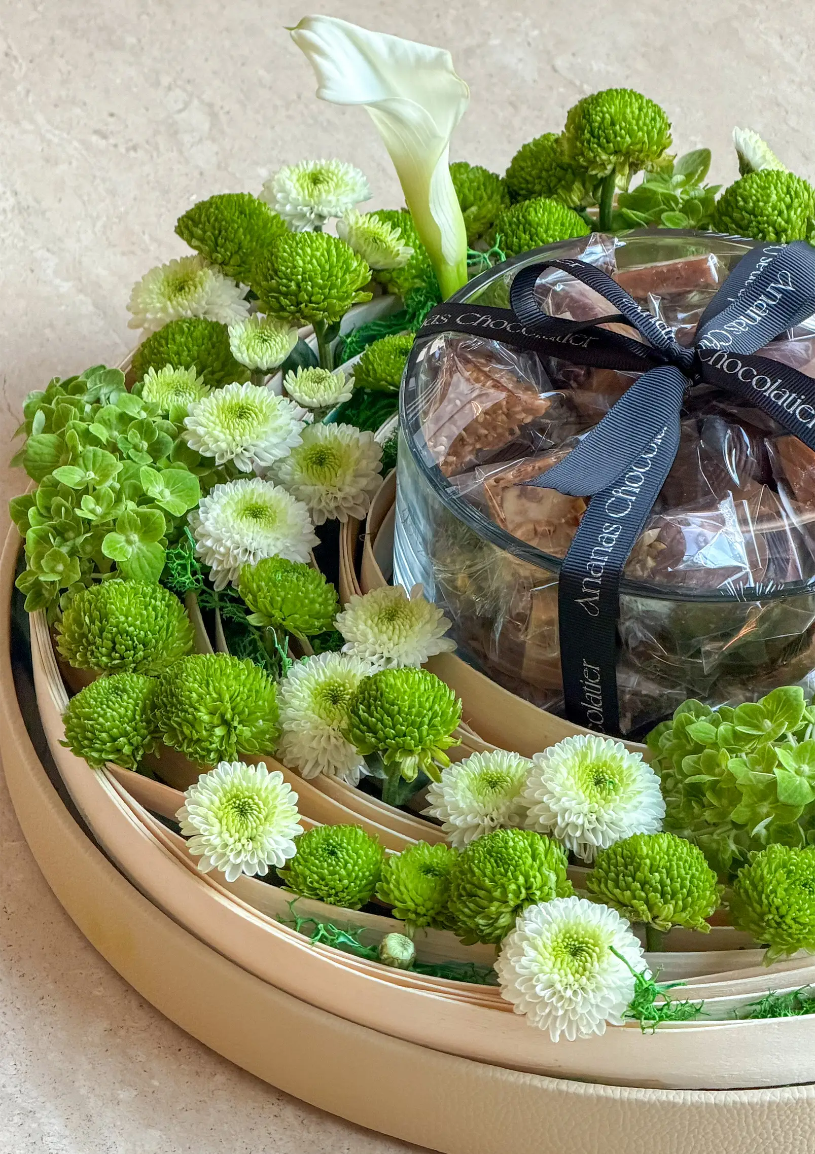 Botanical Delights – Floral & Chocolate Arrangement