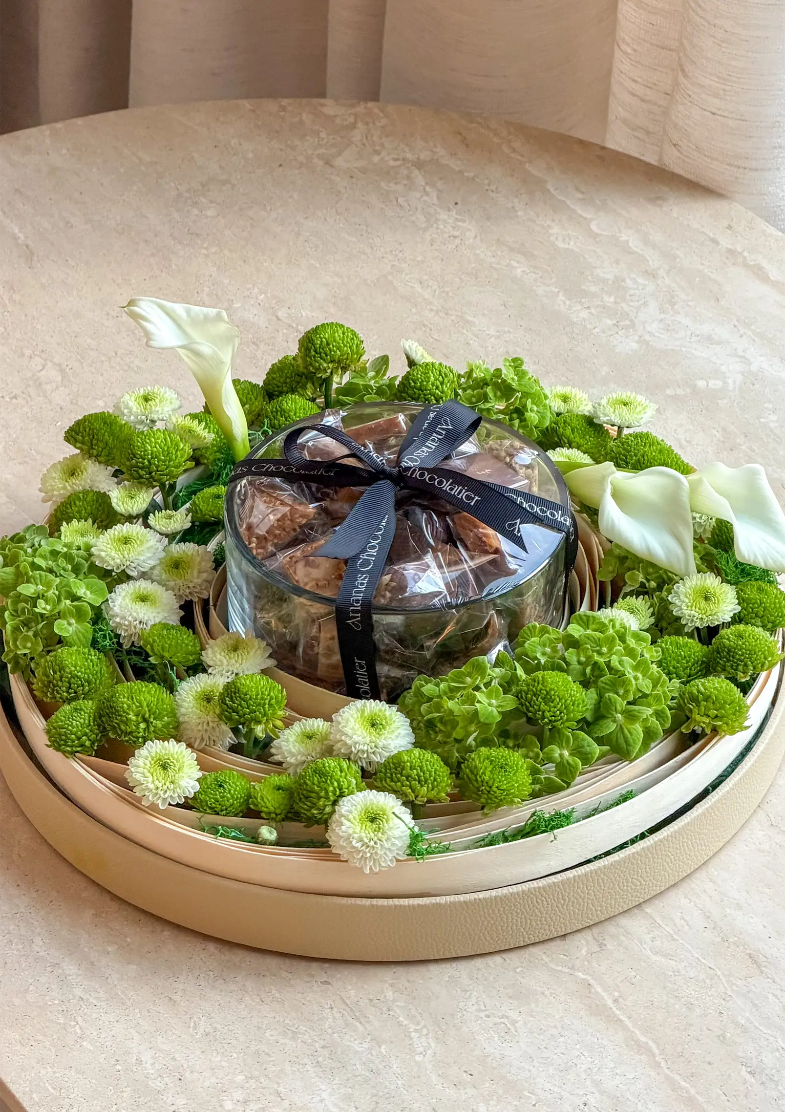 Botanical Delights – Floral & Chocolate Arrangement