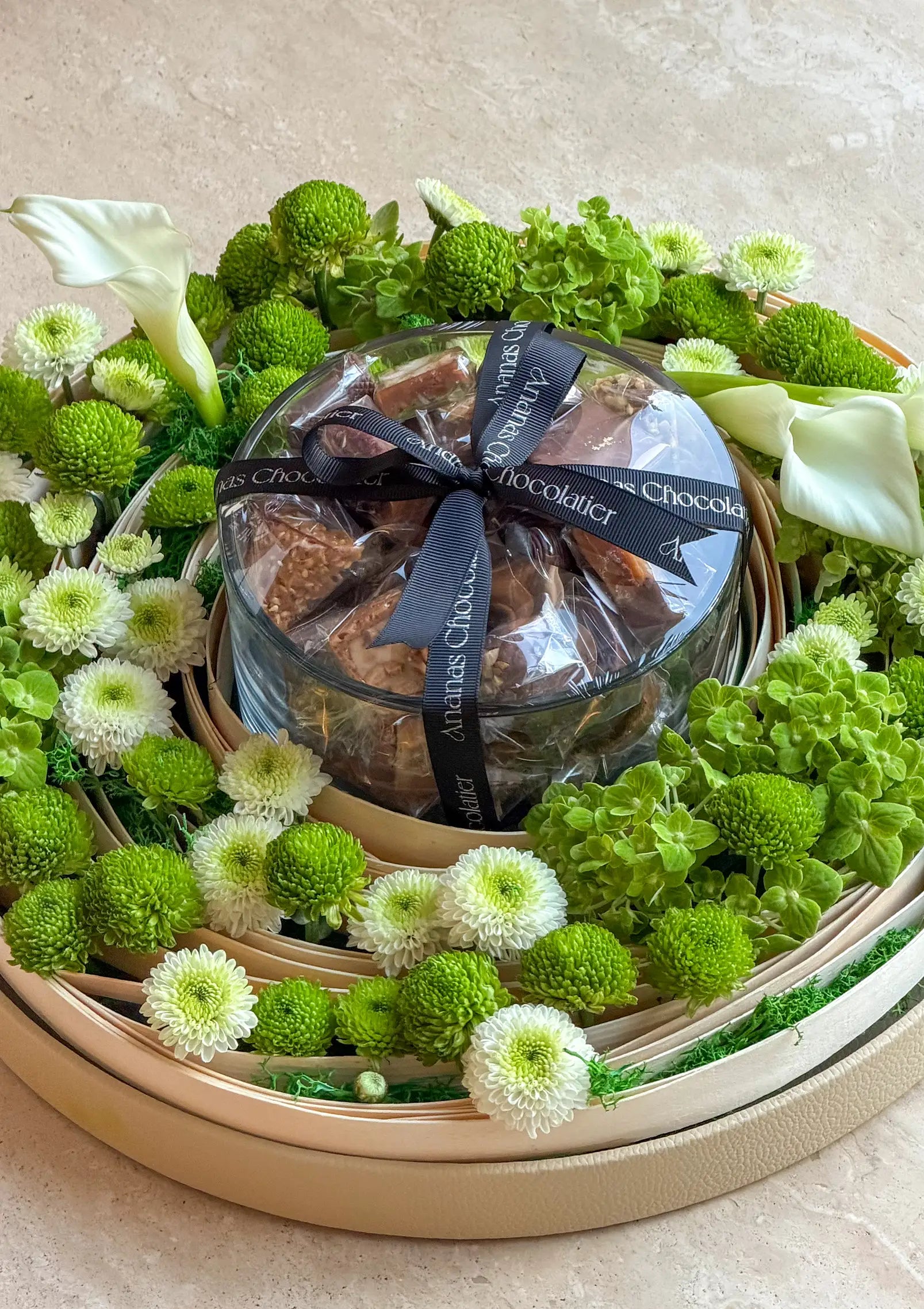Botanical Delights – Floral & Chocolate Arrangement