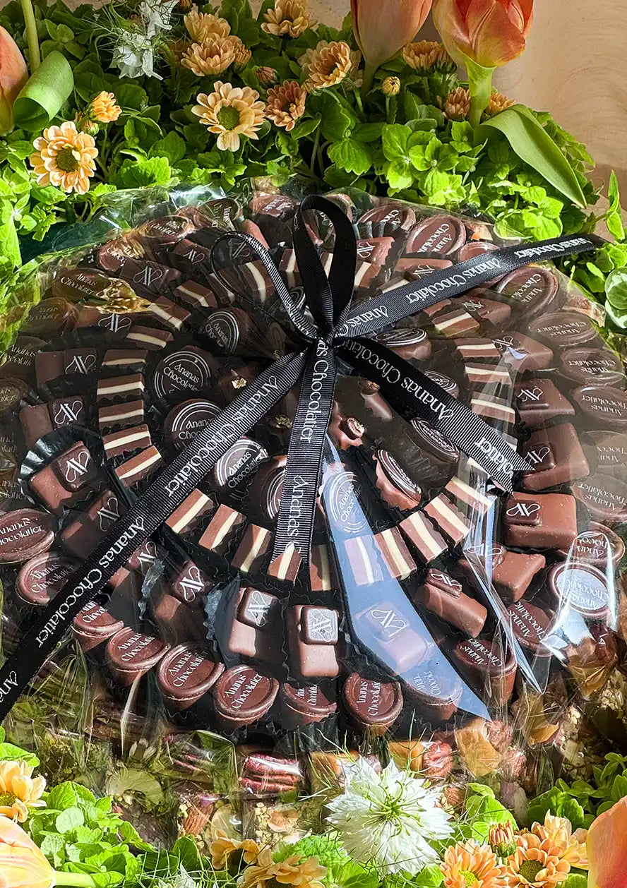 Oasis Floral Chocolate Tray