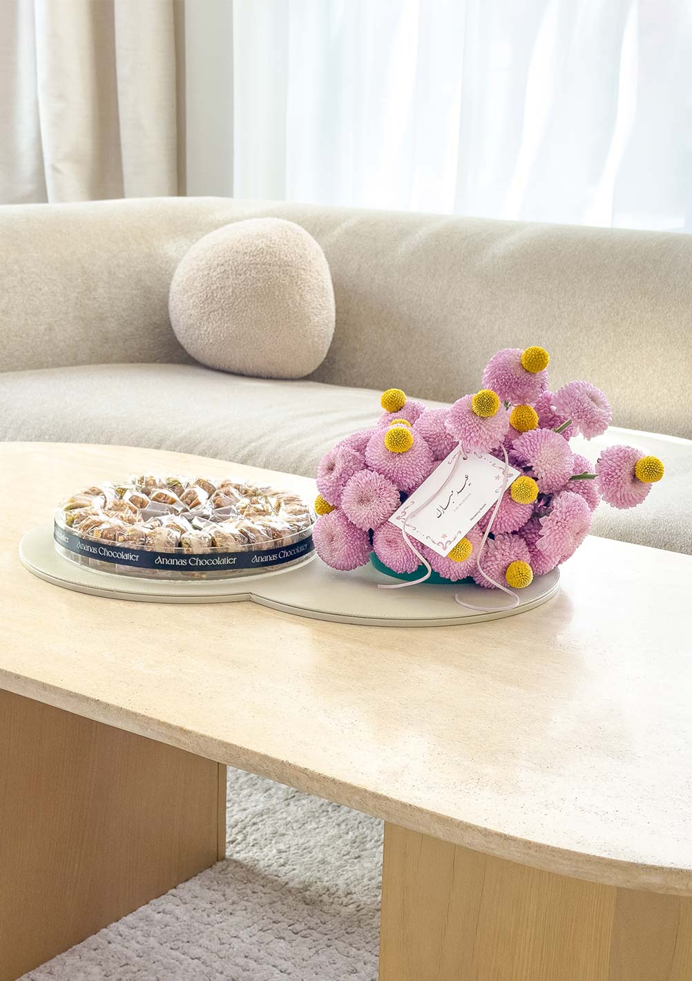 Blush Eid Bloom Tray