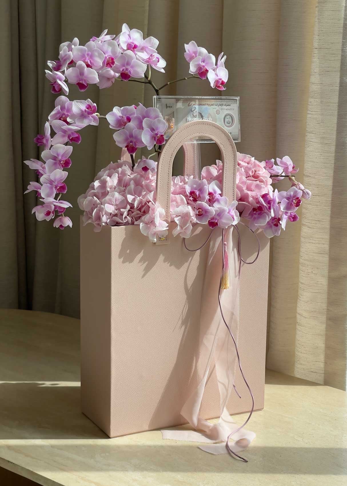 Blush Orchid Leather Bag