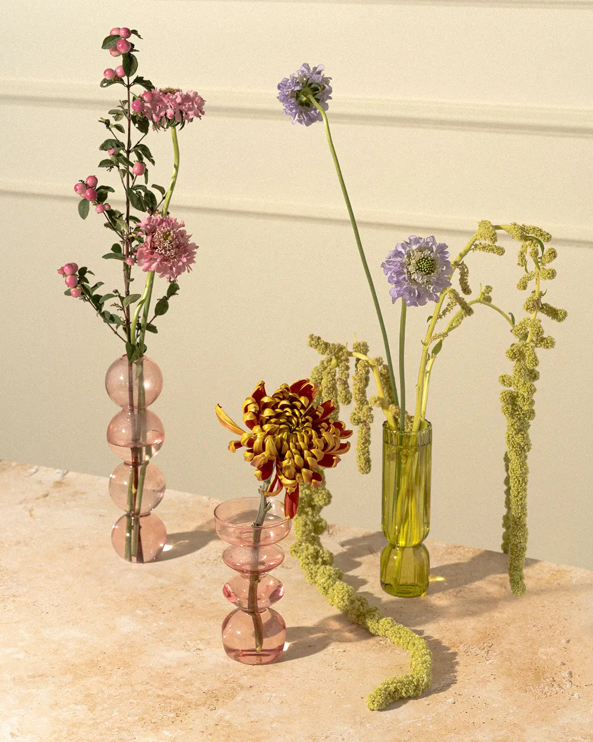 3-5 Vases with Weekly Flowers