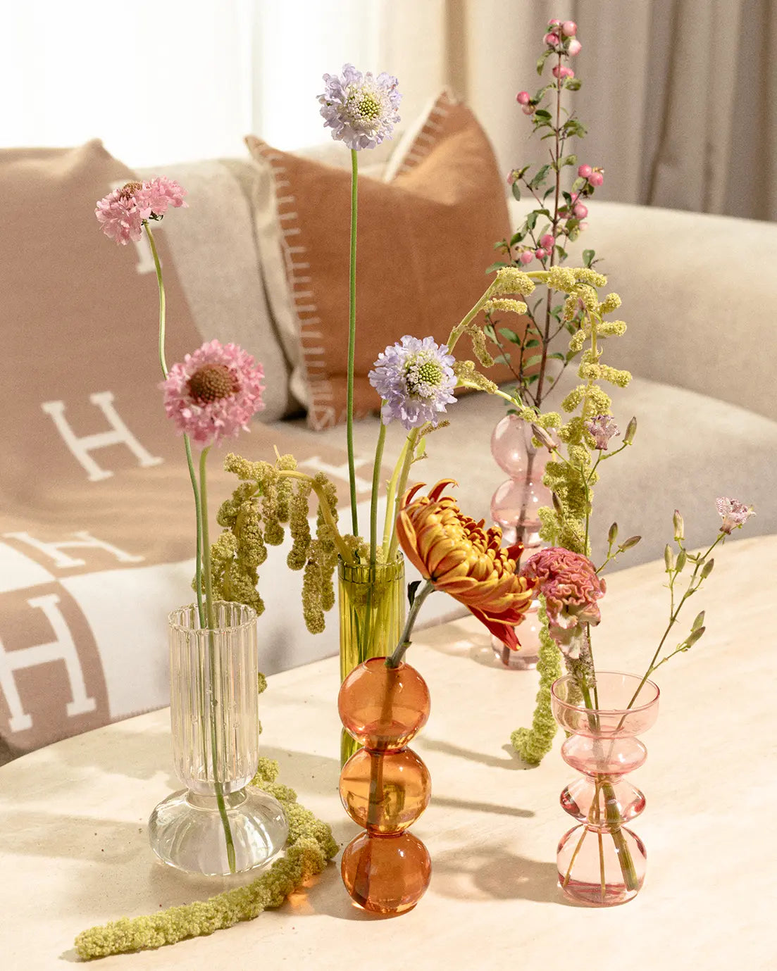 3-5 Vases with Weekly Flowers