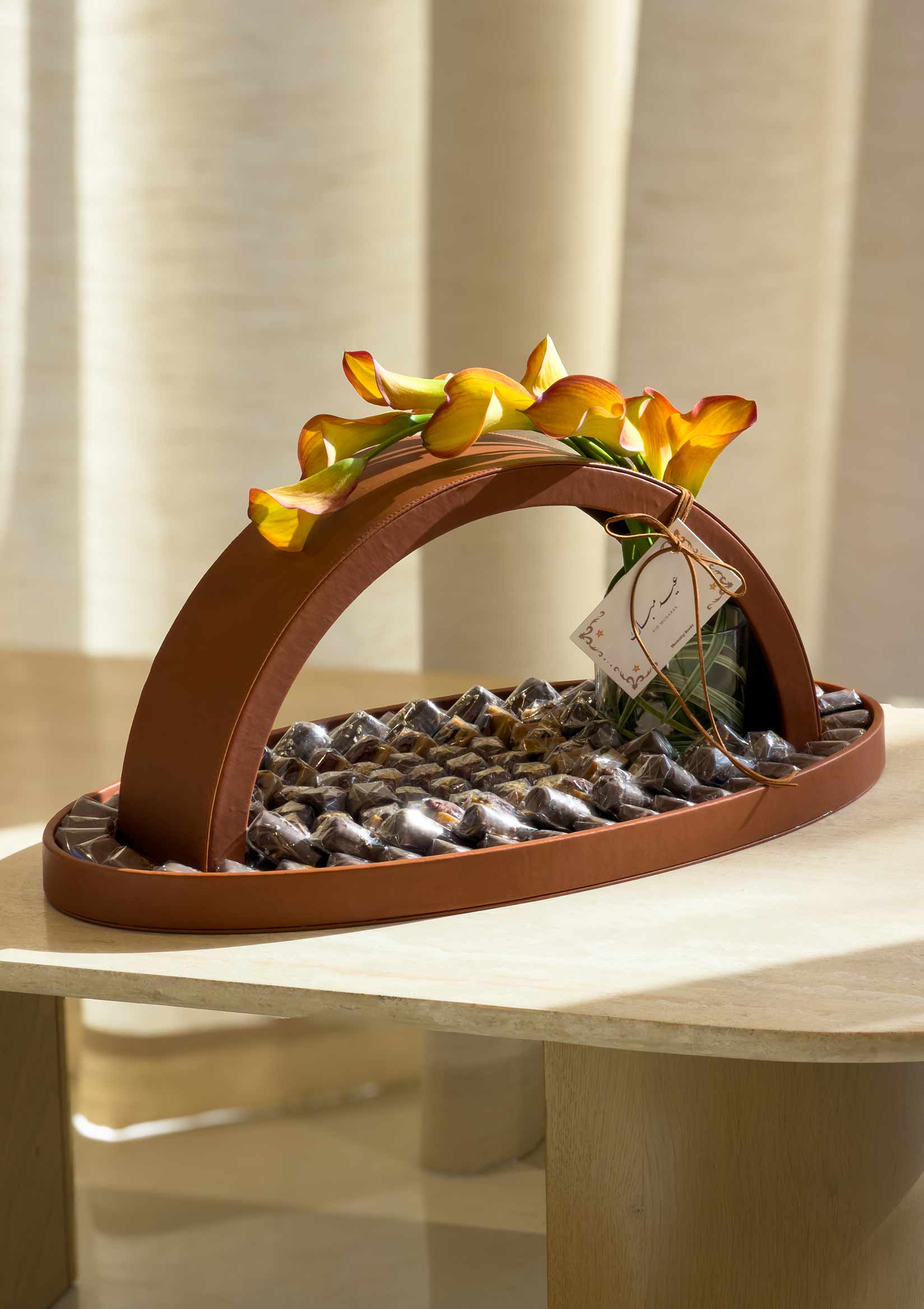 Golden Crescent Eid Tray