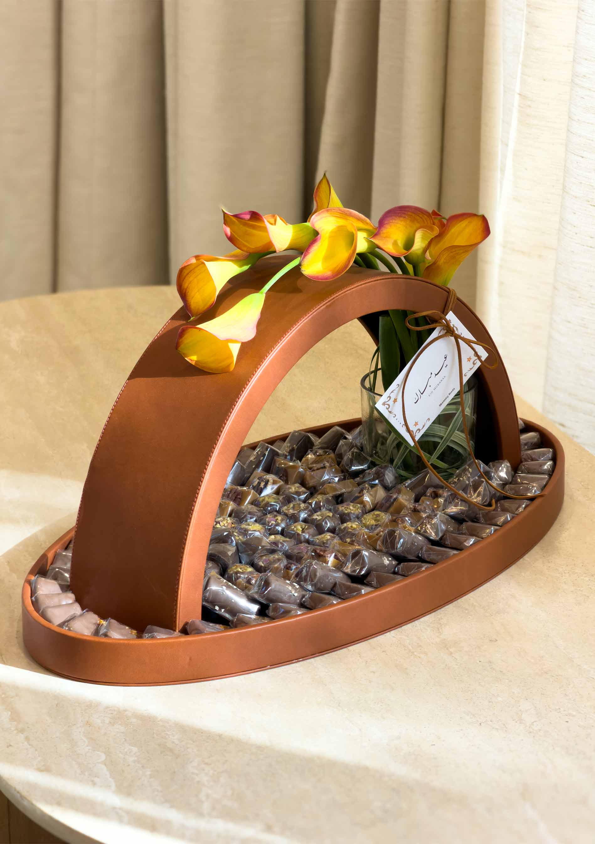 Golden Crescent Eid Tray