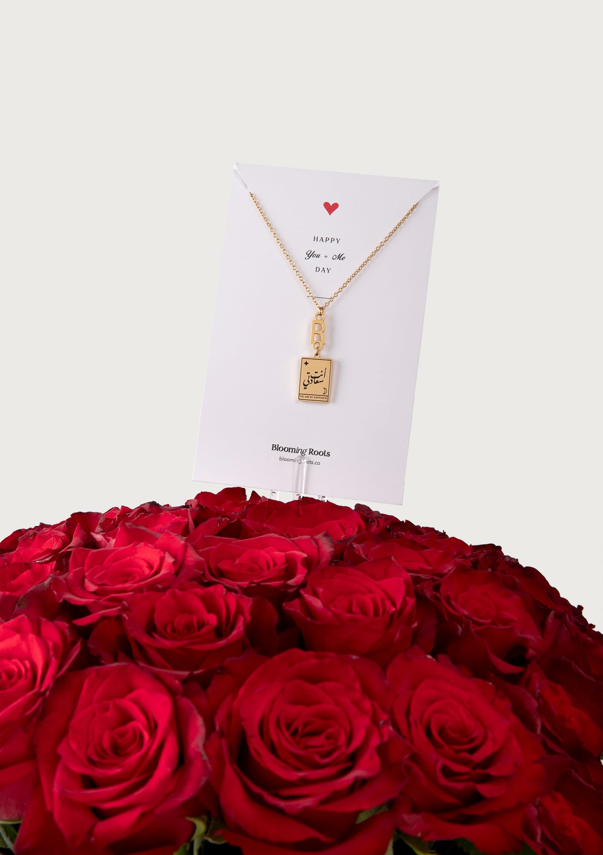 Eternal Love Flower Box with Necklace