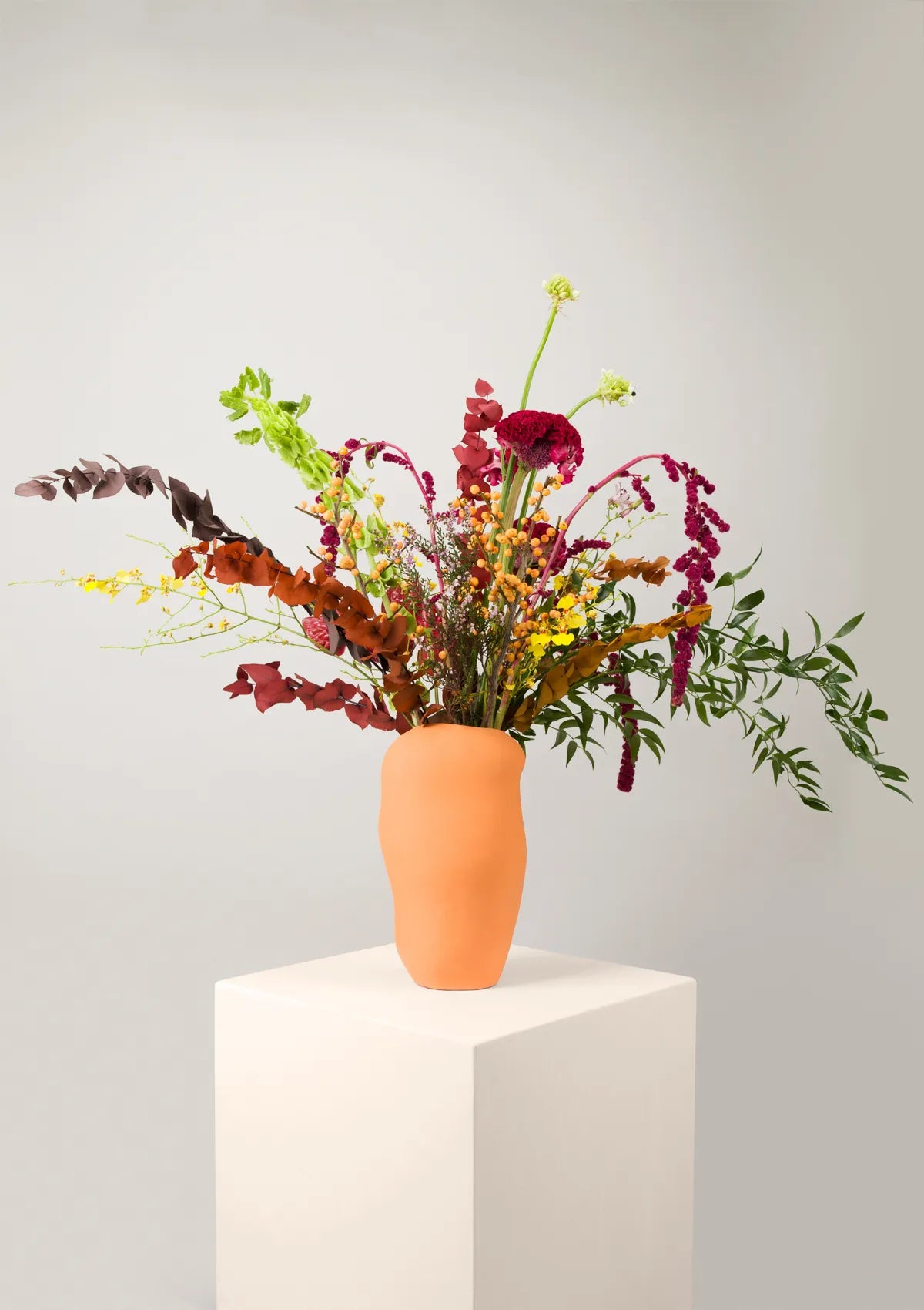 Autumn Bloom Flower Vase